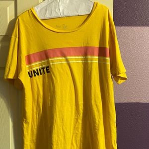 Yellow T-Shirt: Unite